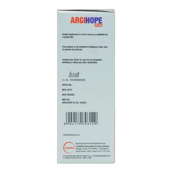 argihope plus syrup 90 ml